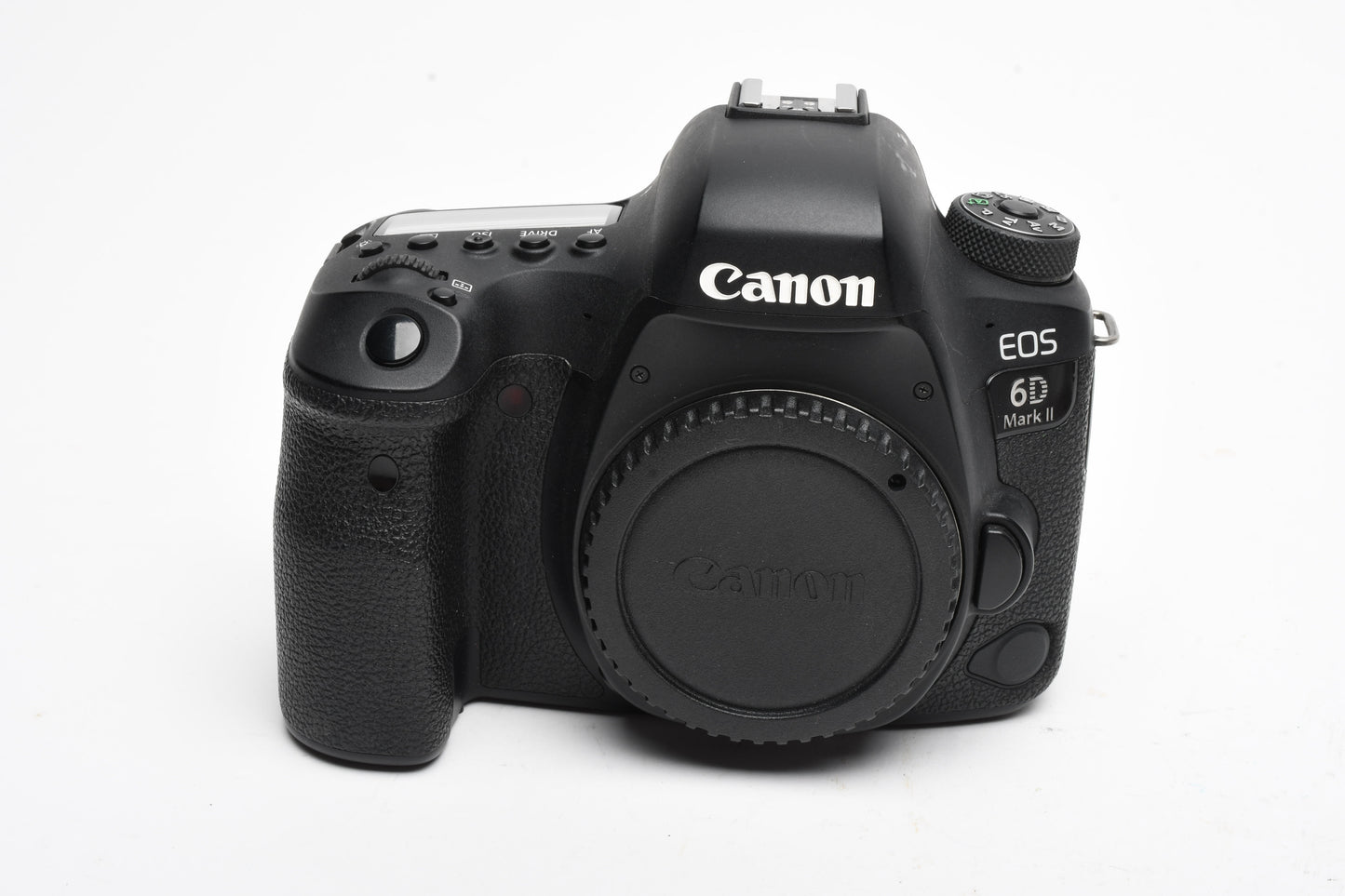 Canon EOS 6D Mark II 26.2MP DSLR body, 2X batts, charger, 187K Acts, Good!