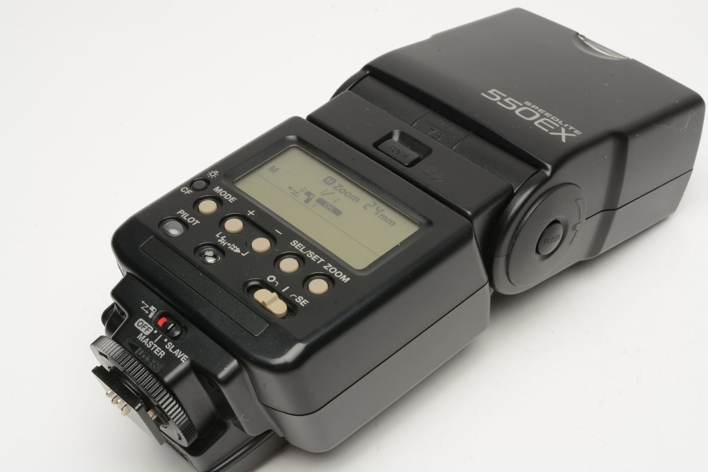 Canon 550EX Speedlite flash, clean, tested w/Case+manual