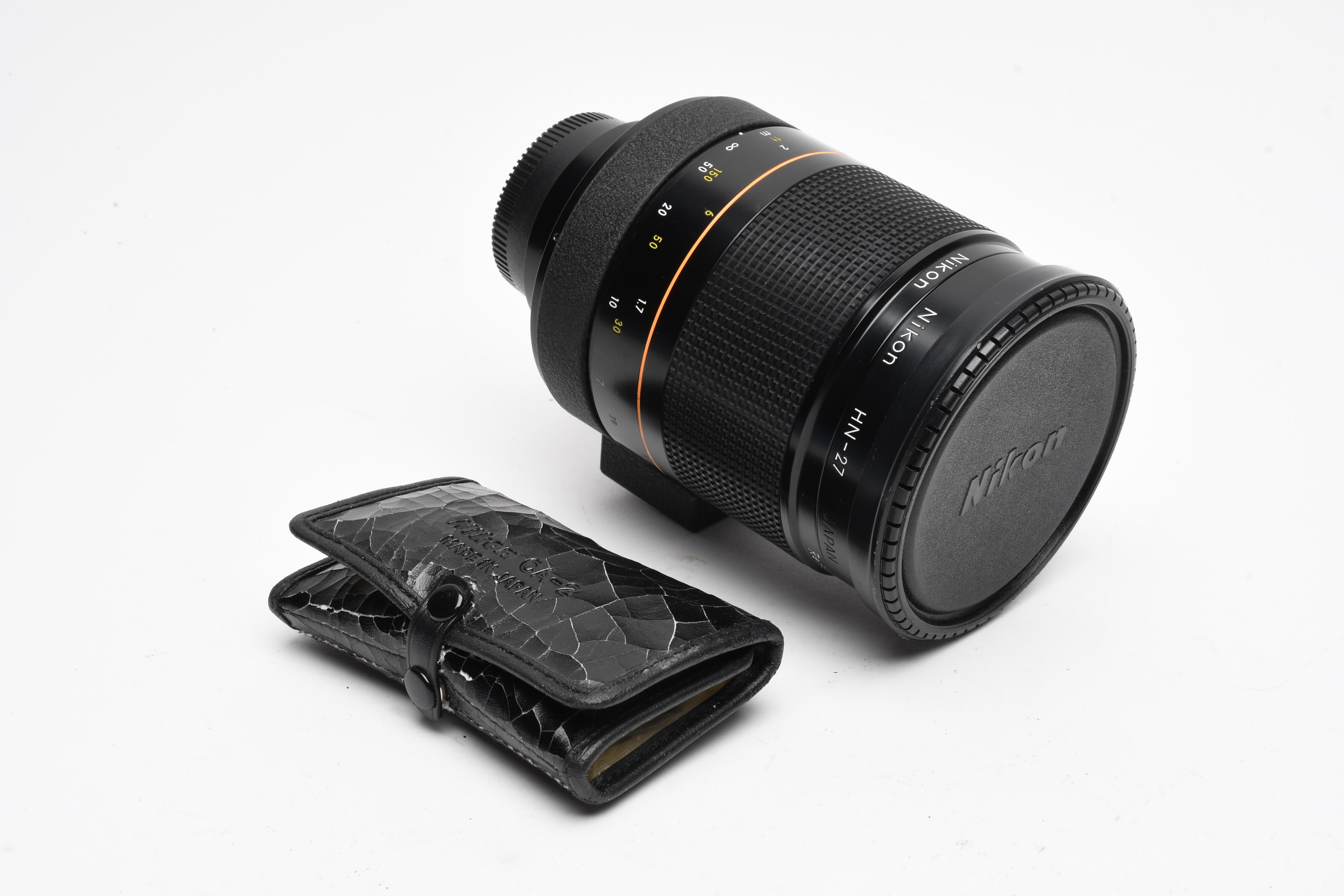 Nikon Reflex Nikkor 500mm f8 Macro Mirror lens, caps, 5X filters