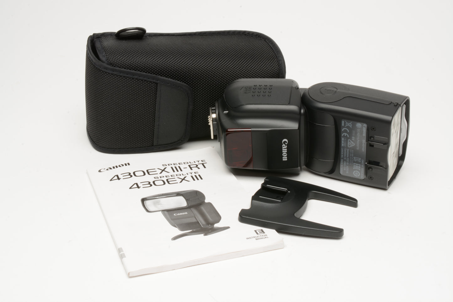 Canon 430EX III-RT Speedlite Flash, Stand, Case, Manual, Very Clean, Tested