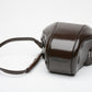 Nikon Nikkormat Nikomat Rounded Nose Brown Leather Eveready Hard Case w/Strap