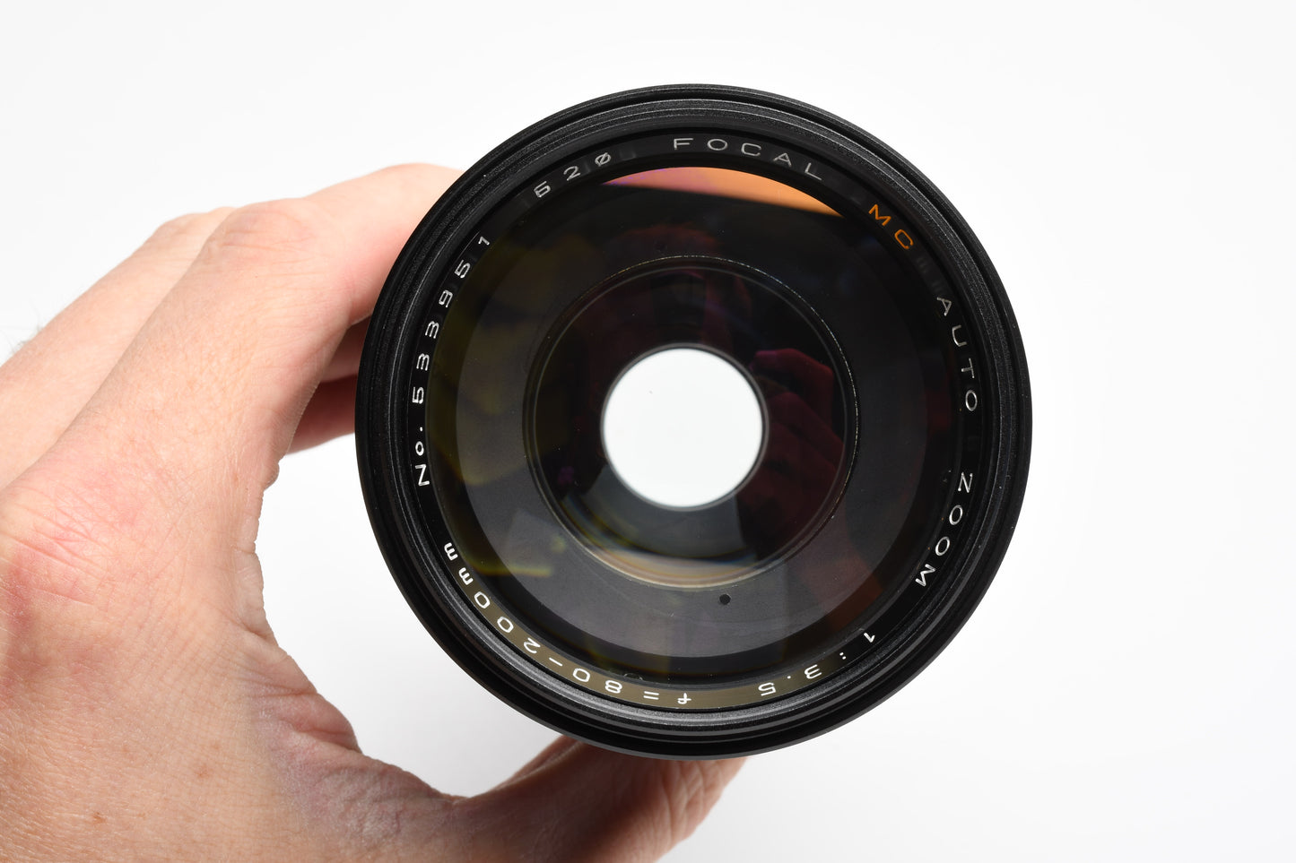 Focal 80-200mm f3.5 Telephoto zoom lens for M42 Mount + Collar, Pouch, UV, Good!