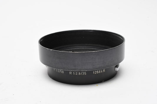 Leica Leitz Wetzlar Lens Hood 12564K for R 50/2, 35/2.8 lenses