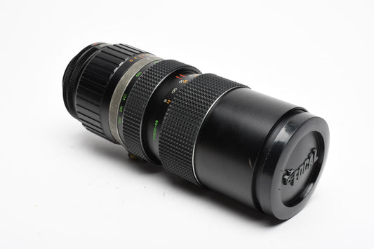 Focal 80-200mm f3.5 Telephoto zoom lens for M42 Mount + Collar, Pouch, UV, Good!