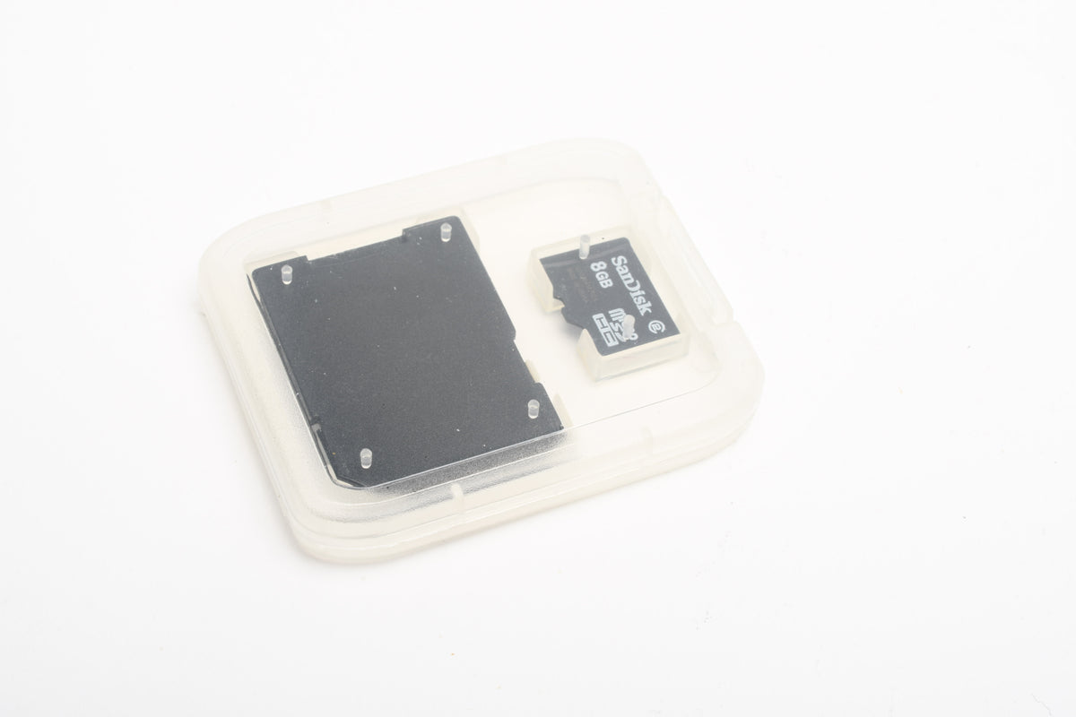 SanDisk 8GB MicroSD HC Card in Jewel Case w/SD Card Adapter, Formatted