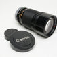 Canon FD 200mm f2.8 S.S.C. MF Telephoto Prime Lens, Canon FD Breech Mount, Caps