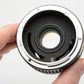 Tamron SP F System 2X Teleconverter Canon FD Mount, Caps, Box