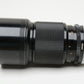 Canon FD 200mm f2.8 S.S.C. MF Telephoto Prime Lens, Canon FD Breech Mount, Caps