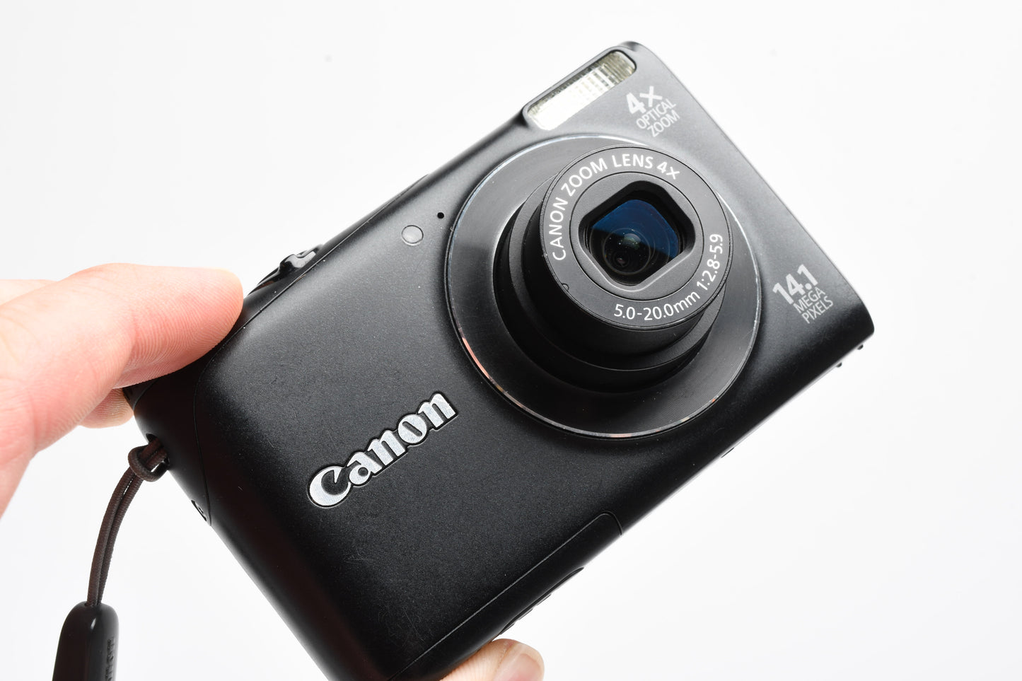 Canon Powershot A2200 14.1MP Digital Point&Shoot (Black), Batt+charger+SD Tested