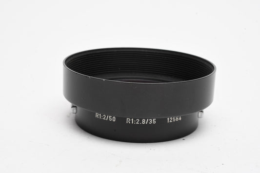 Leica Leitz Wetzlar Lens Hood 12564 for R 50/2, 35/2.8 lenses