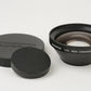 Olympus .8X wide lens to fit 55mm diameter, caps, Mint condition