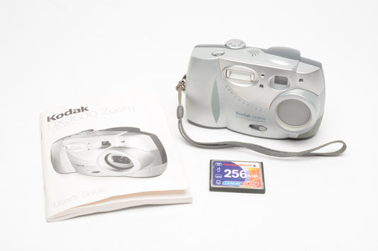 Kodak DX3600 2.2 MP Digital Point&Shoot camera, manual, tested