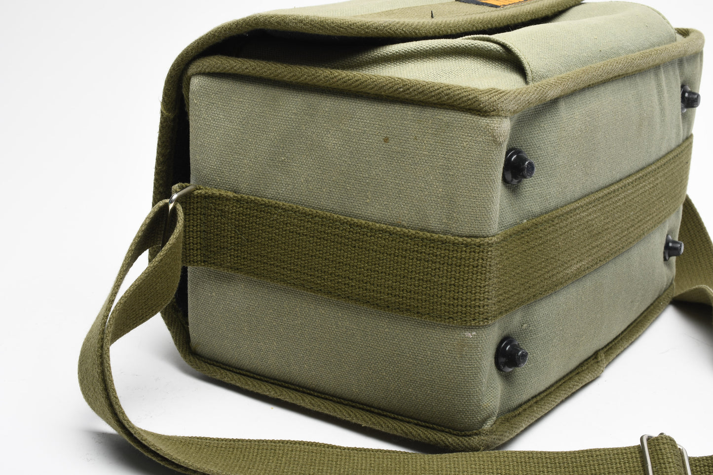 Nikon canvas shoulder bag w/Velcro flap, Nice and clean, Vintage, Unique look