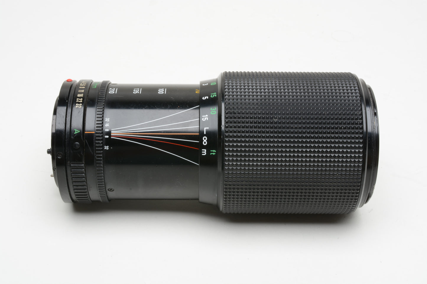 Canon FD 70-210mm f4 zoom lens, caps, good, smooth, Great with SLR