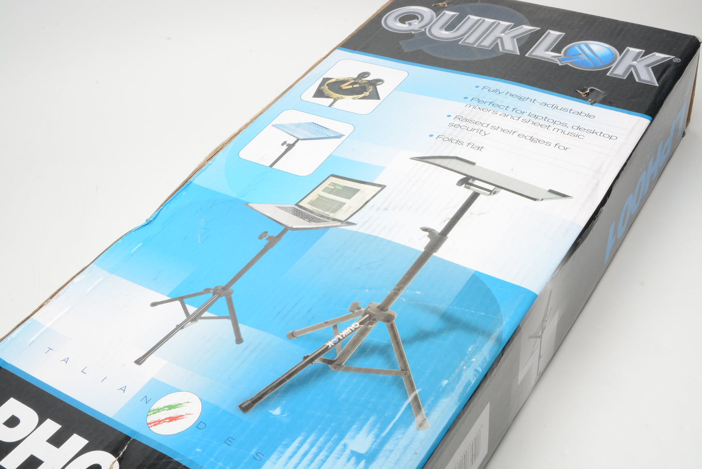 Quik-Lok Laptop and Mixer Tripod Stand 30.1 x 16.3 x 5.1 inches, MuliFunction NIB