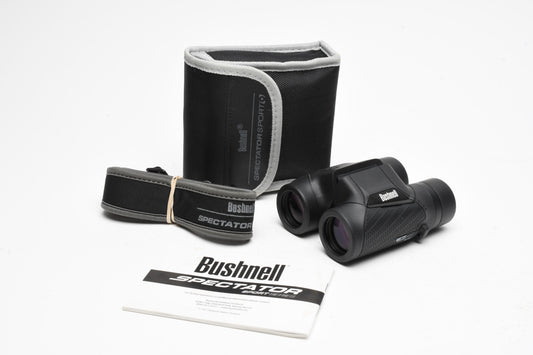 Bushnell Spectator Sport Series PermaFocus 8x32 Binoculars, Case, Strap, Nice!