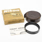 Nikon No. 1 1.5 Diopter Close-Up Attachment in box w/ case, Mint