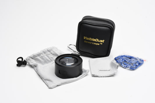 Visible dust sensor loupe, Very clean, in pouch