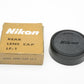 Nikon LF-1 Genuine rear lens cap, boxed, New