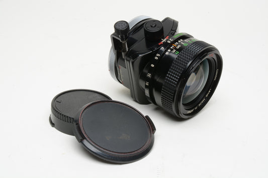 Canon 35mm f2.8 SSC TS Tilt Shift lens for Canon FD Mount, Caps, Nice!