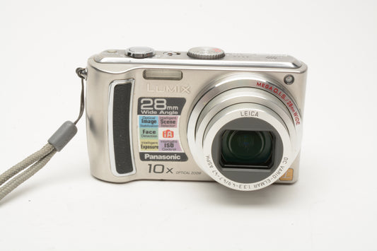 Panasonic Lumix DMC TZ5 9MP Digital Point&Shoot camera bundle, Good!