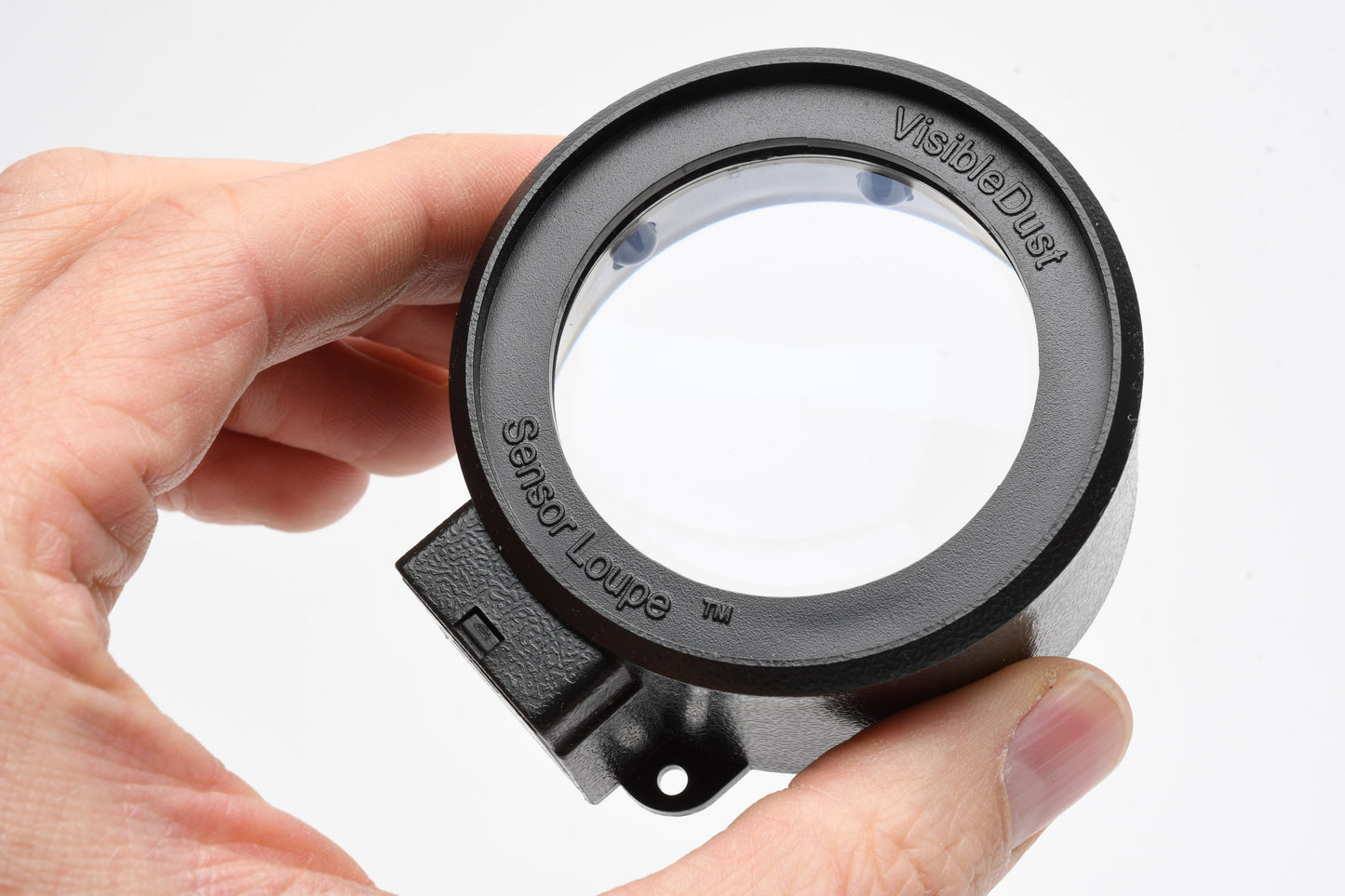 Visible dust sensor loupe, Very clean, in pouch
