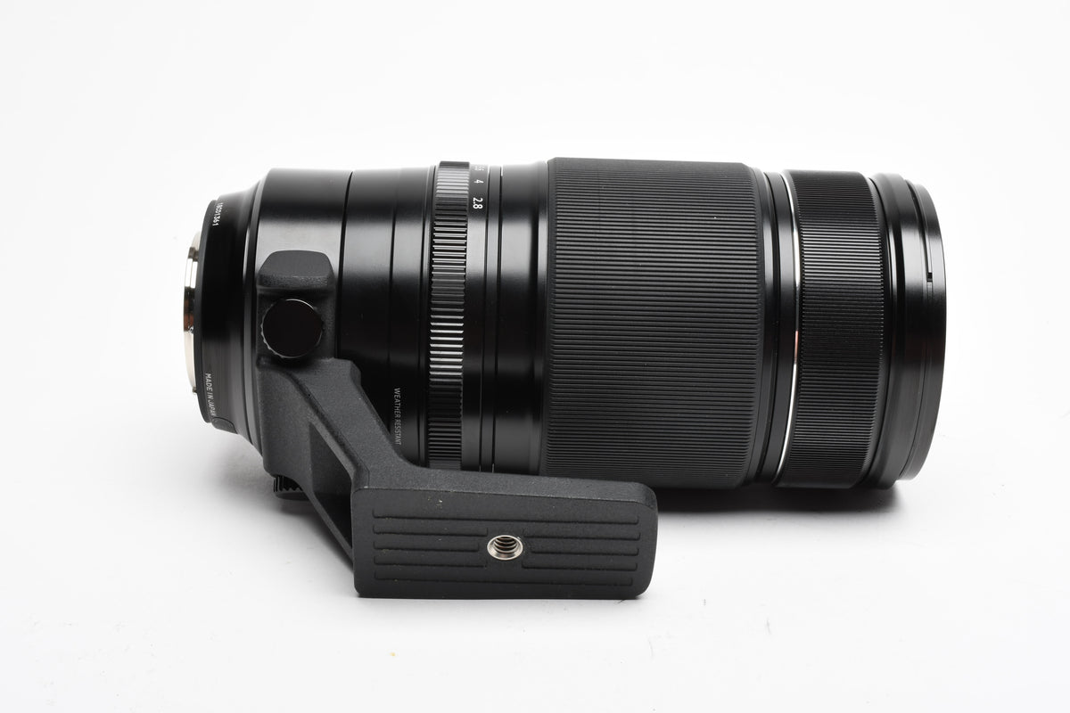 Fujifilm XF 50-140mm f2.8 Nano-GI  R LM OIS WR zoom lens w/caps, hood, collar, Very Nice!