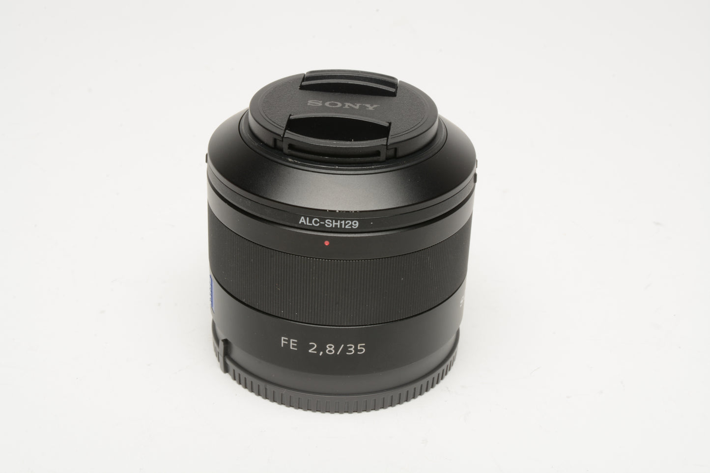 Sony FE 35mm f2.8 Sonnar T* ZA lens, hood+caps, Boxed, Mint-