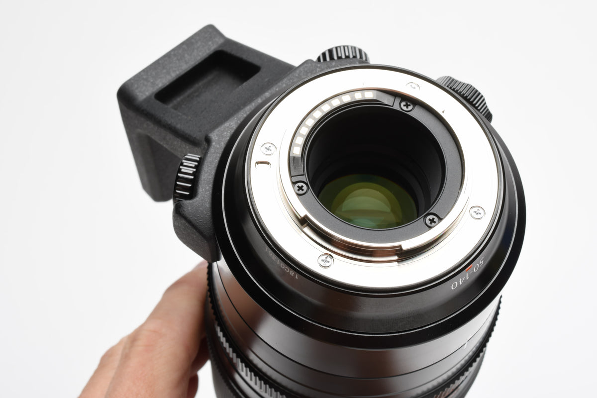 Fujifilm XF 50-140mm f2.8 Nano-GI  R LM OIS WR zoom lens w/caps, hood, collar, Very Nice!