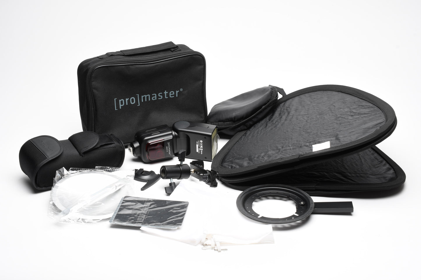 Promaster 200 ST-R flash #8574 portable flash studio light kit for Canon
