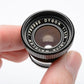 Leica Leitz 9mm F2 lens w/Lens hood for Leica Leicina, very clean