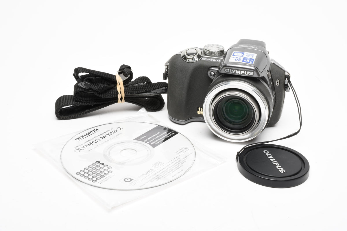 Olympus SP-550UZ 7.1MP Digital Point&Shoot w/strap, 2GB XD Card, Tested, Read*