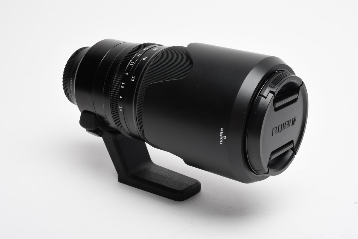 Fujifilm XF 50-140mm f2.8 Nano-GI  R LM OIS WR zoom lens w/caps, hood, collar, Very Nice!