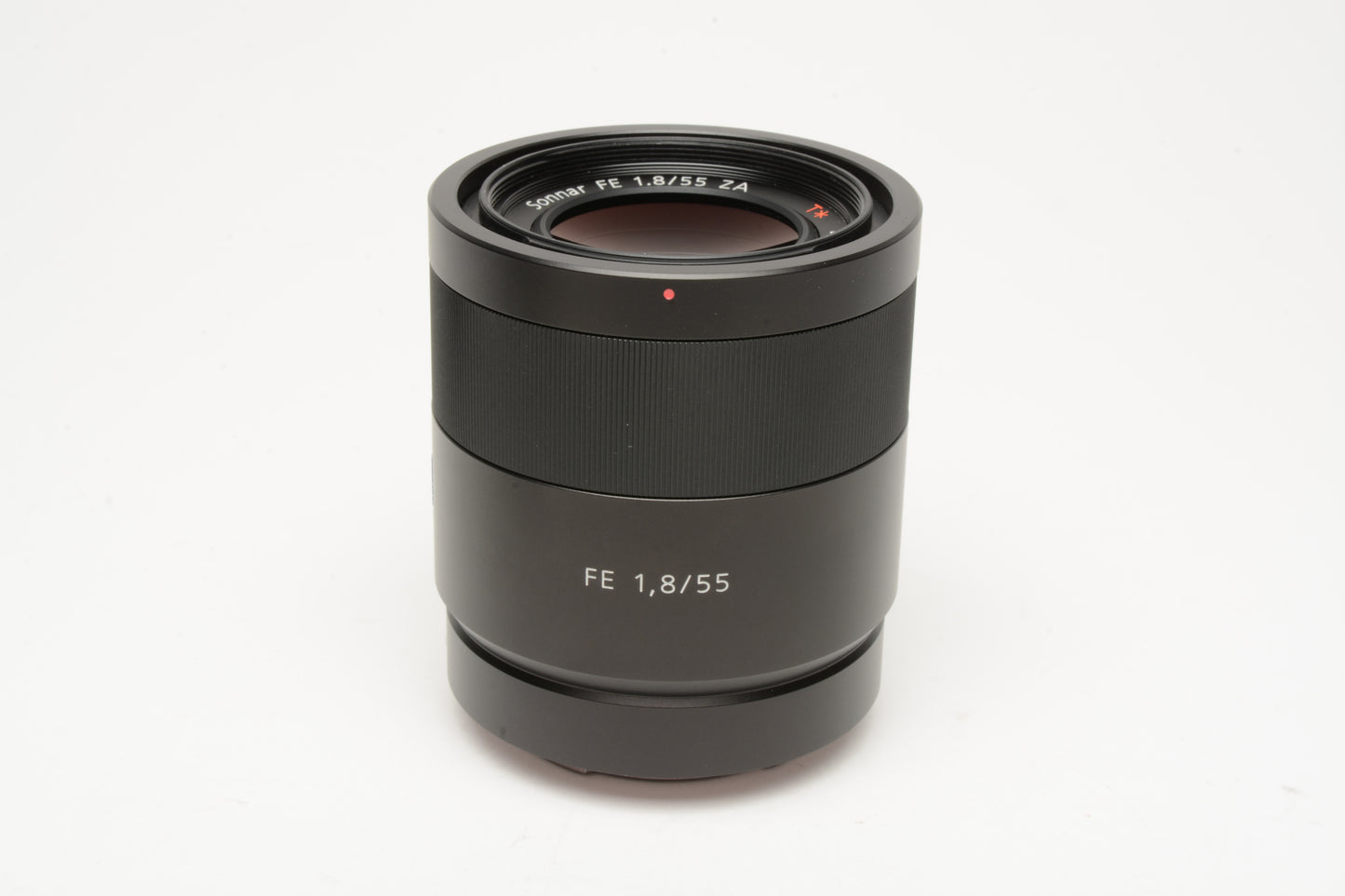 Sony FE 55mm f1.8 Sonnar T* ZA lens, hood+caps, Boxed, Mint-