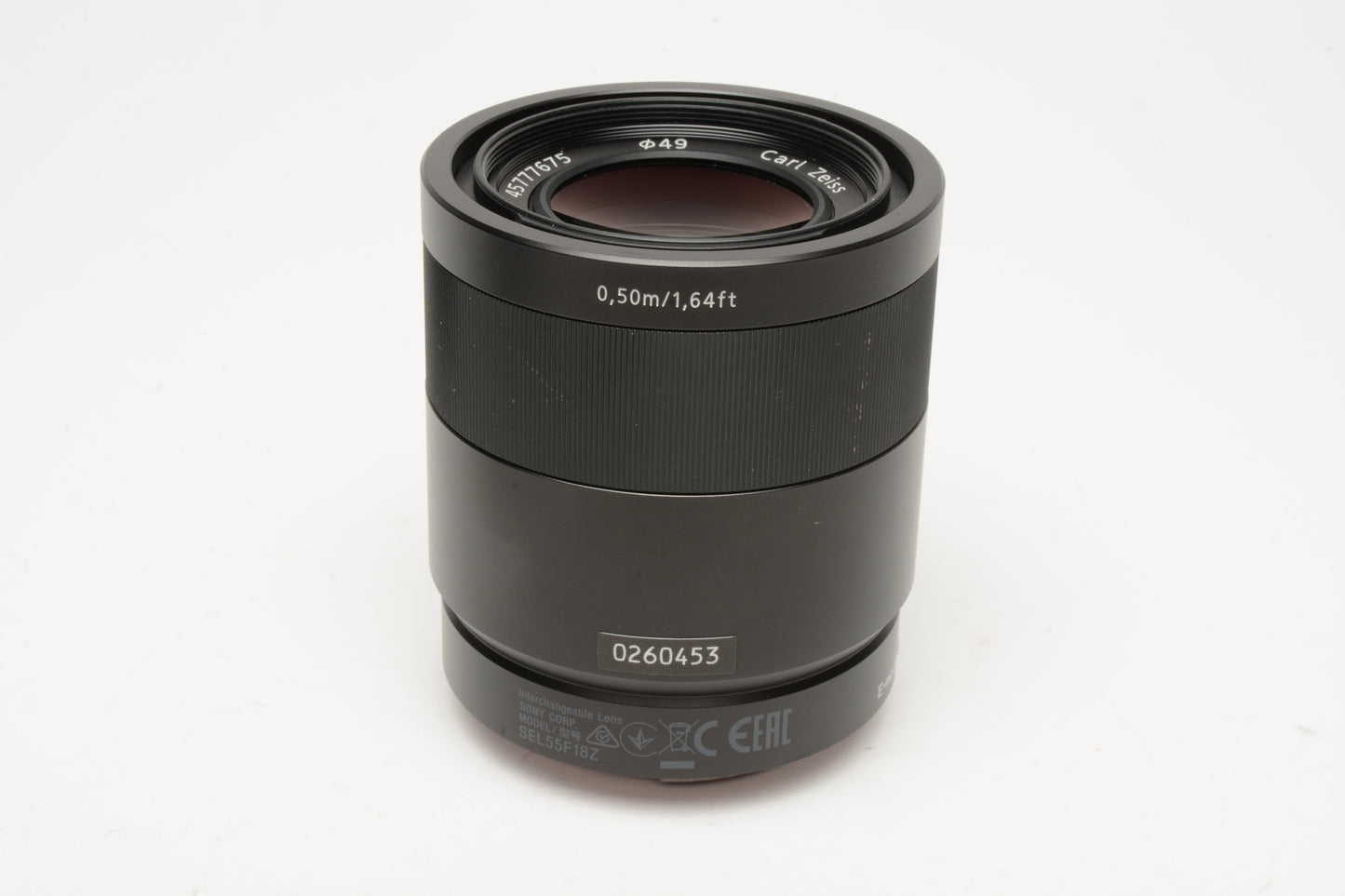 Sony FE 55mm f1.8 Sonnar T* ZA lens, hood+caps, Boxed, Mint-