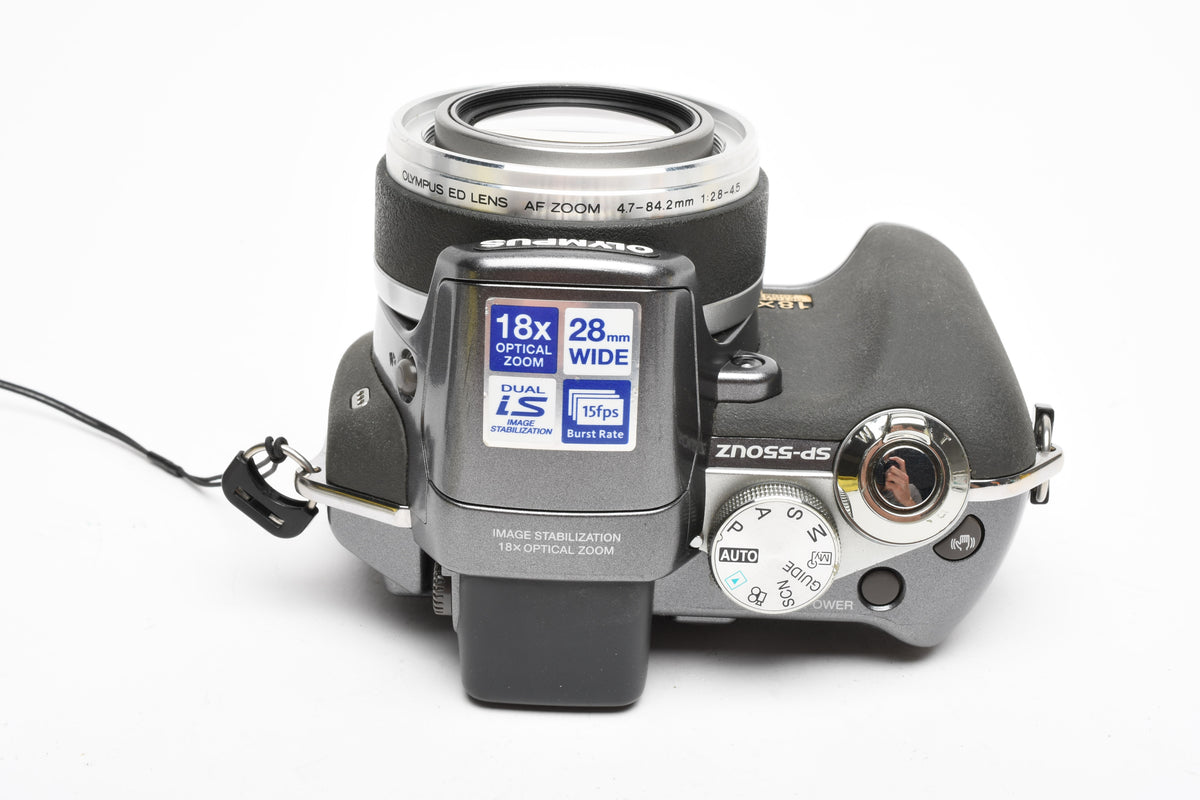 Olympus SP-550UZ 7.1MP Digital Point&Shoot w/strap, 2GB XD Card, Tested, Read*