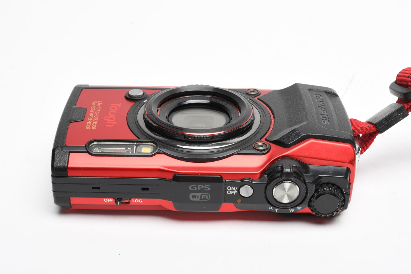 Olympus Tough TG-6 4K 12MP Digital Point&Shoot Red, Tested, Great