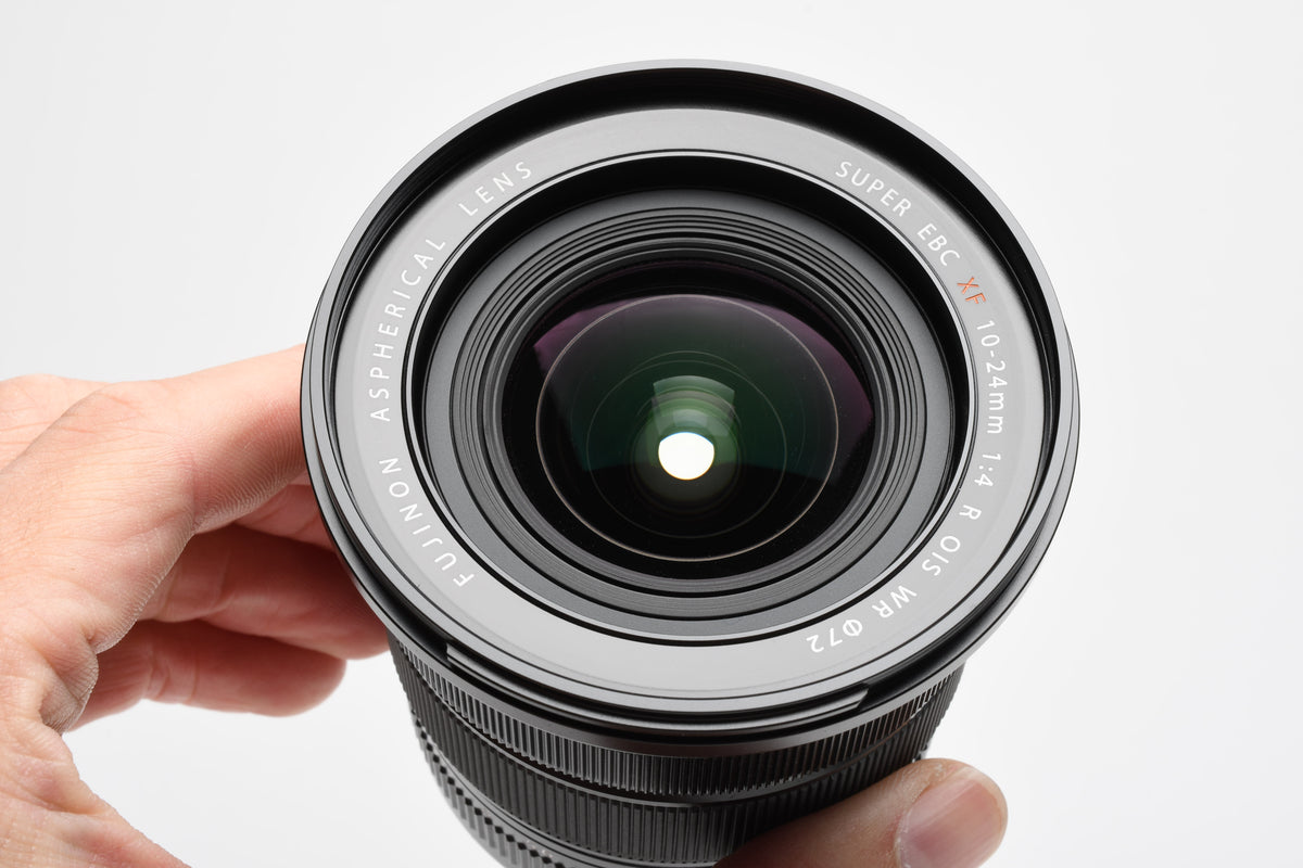 Fujifilm Fujinon XF 10-24mm f4 R OIS WR Super EBC Lens w/Caps and hood, Great!