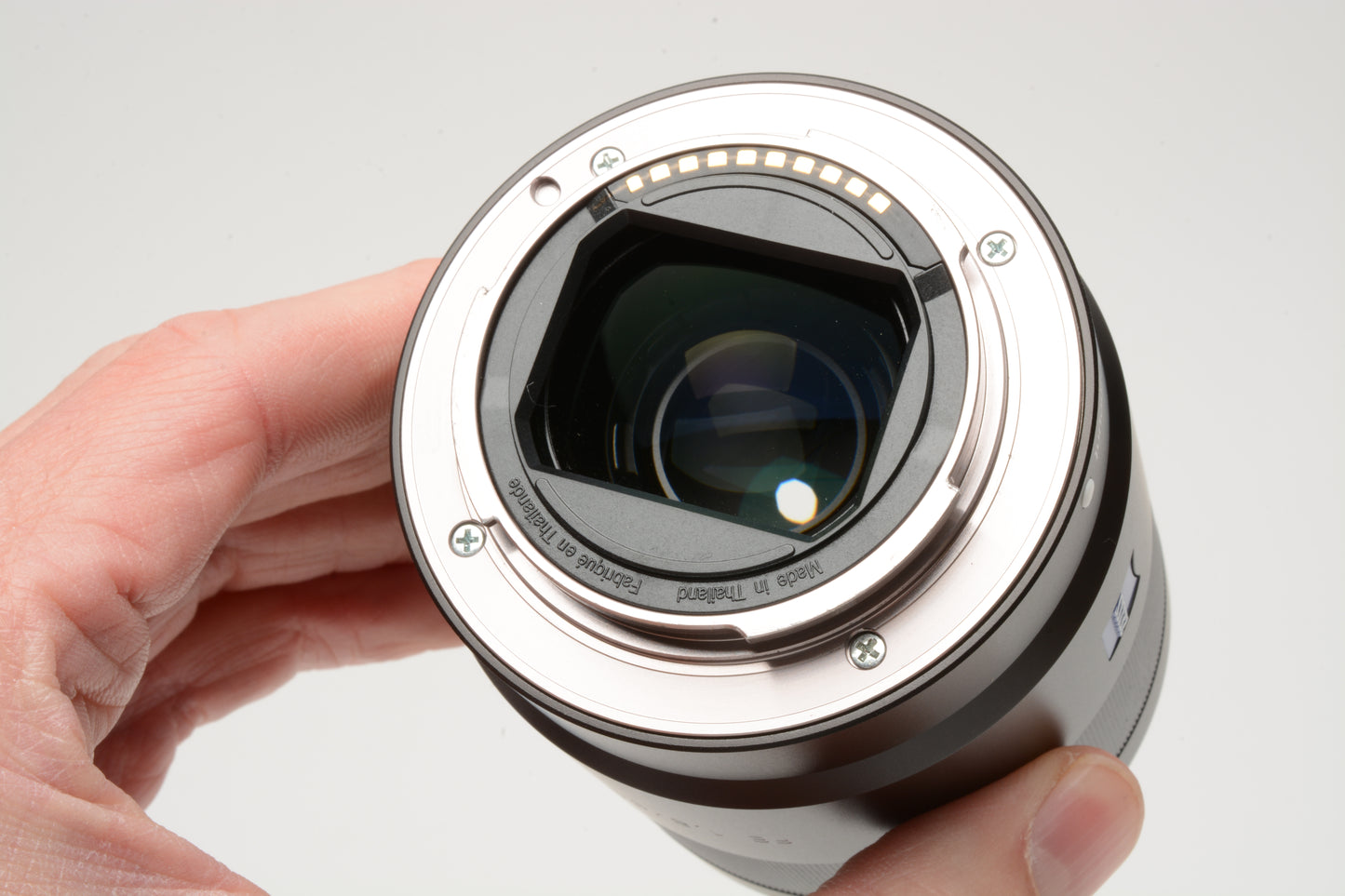 Sony FE 55mm f1.8 Sonnar T* ZA lens, hood+caps, Boxed, Mint-