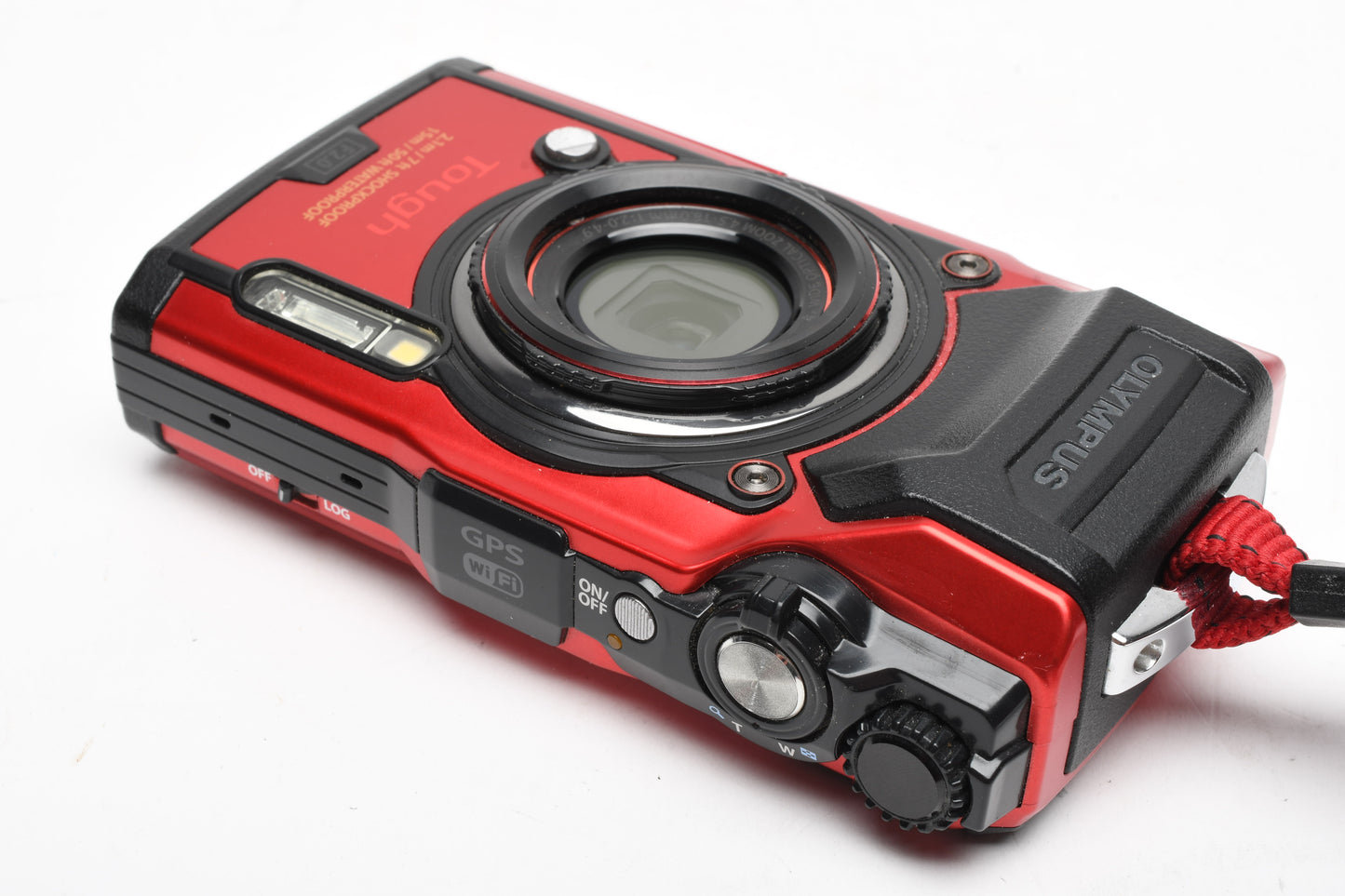 Olympus Tough TG-6 4K 12MP Digital Point&Shoot Red, Tested, Great