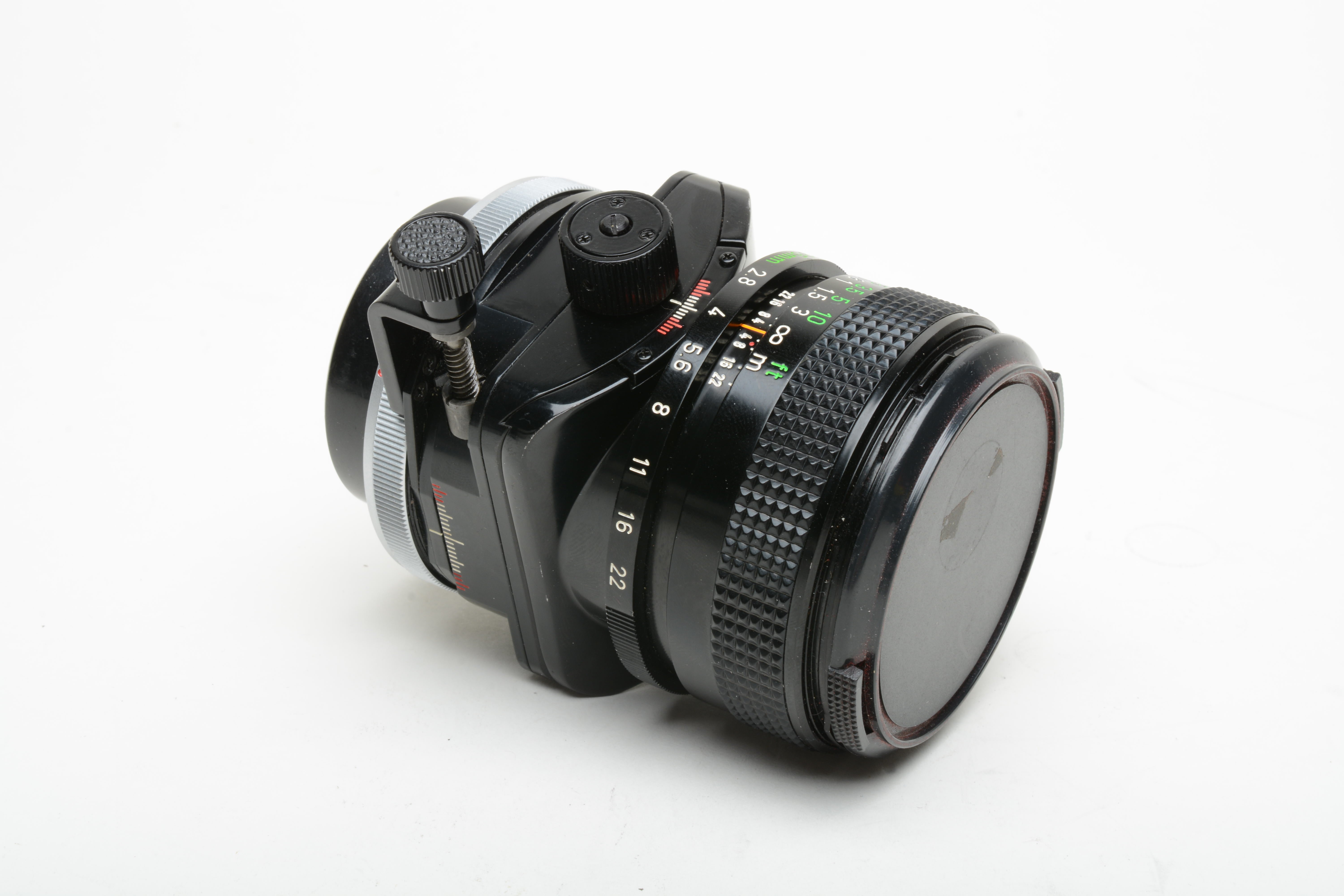 Canon 35mm f2.8 SSC TS Tilt Shift lens for Canon FD Mount, Caps, Nice!