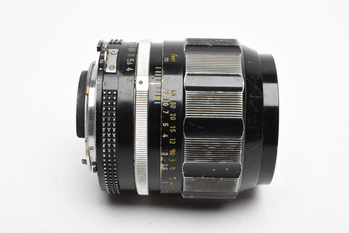 Nikon Nikkor-PC Auto 105mm f2.5 Ai portrait lens w/caps, Bargain, Read*