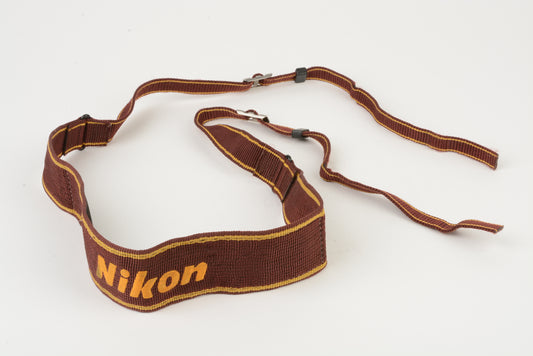 Nikon 48mm wide burgundy camera strap - Nice & clean