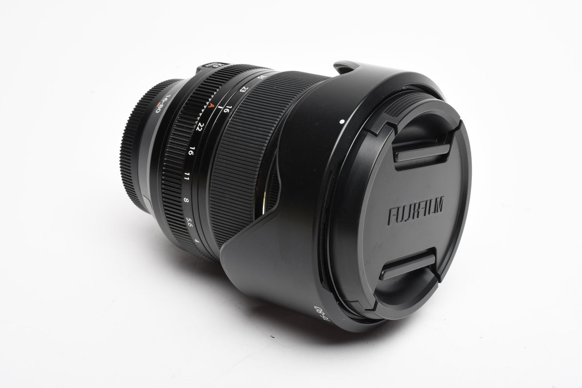 Fujifilm Super EBC XF 16-80mm f4 R OIS WR zoom lens, Hood+Caps, Mint-