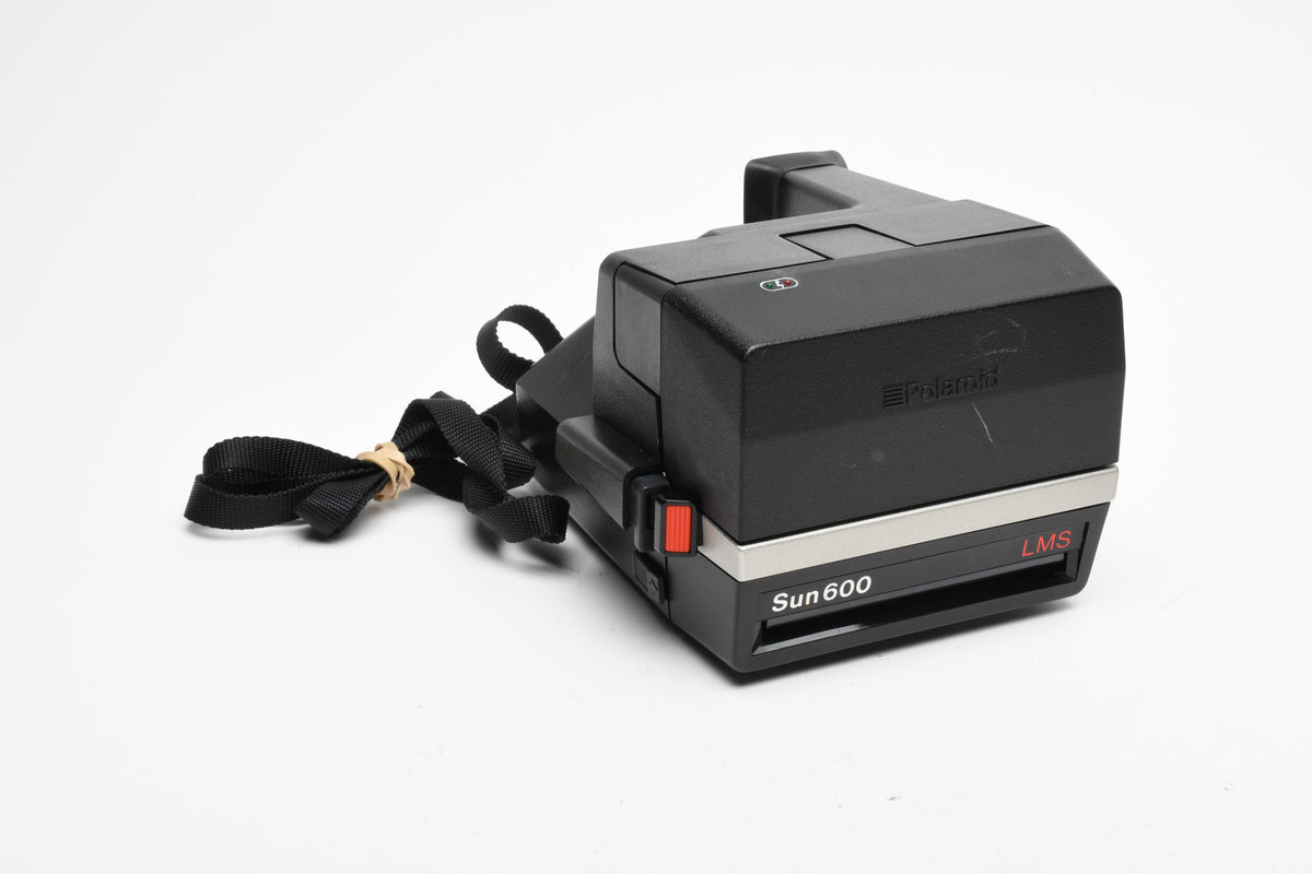 Polaroid Sun 600 LMS Instant camera w/strap, tested