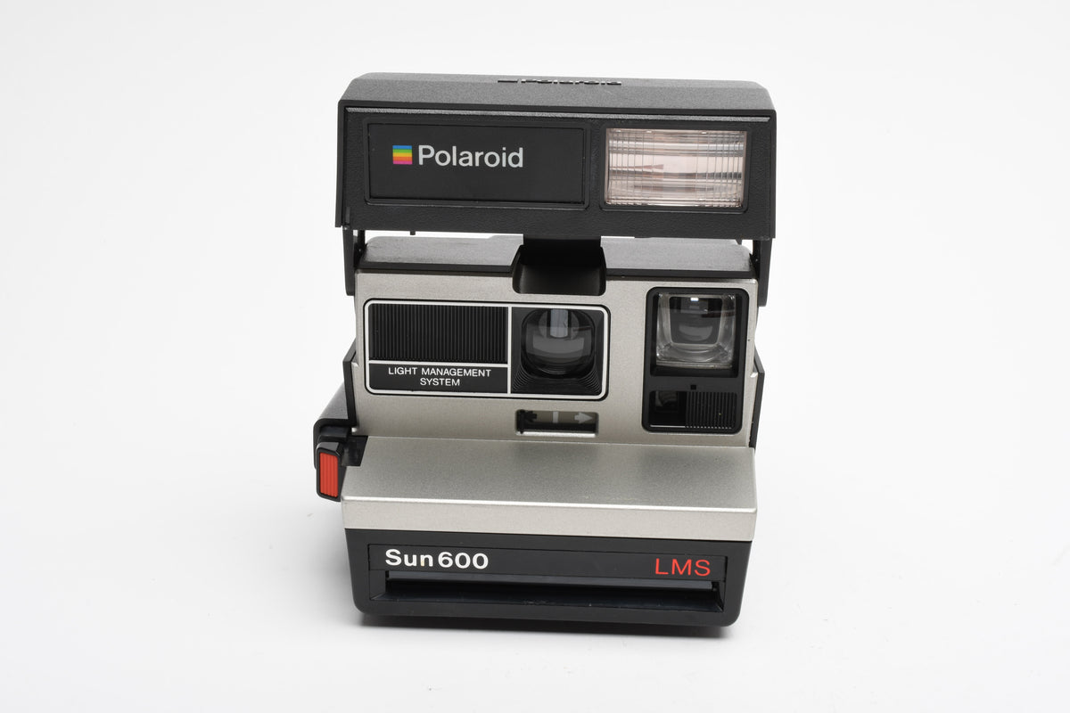 Polaroid Sun 600 LMS Instant camera w/strap, tested
