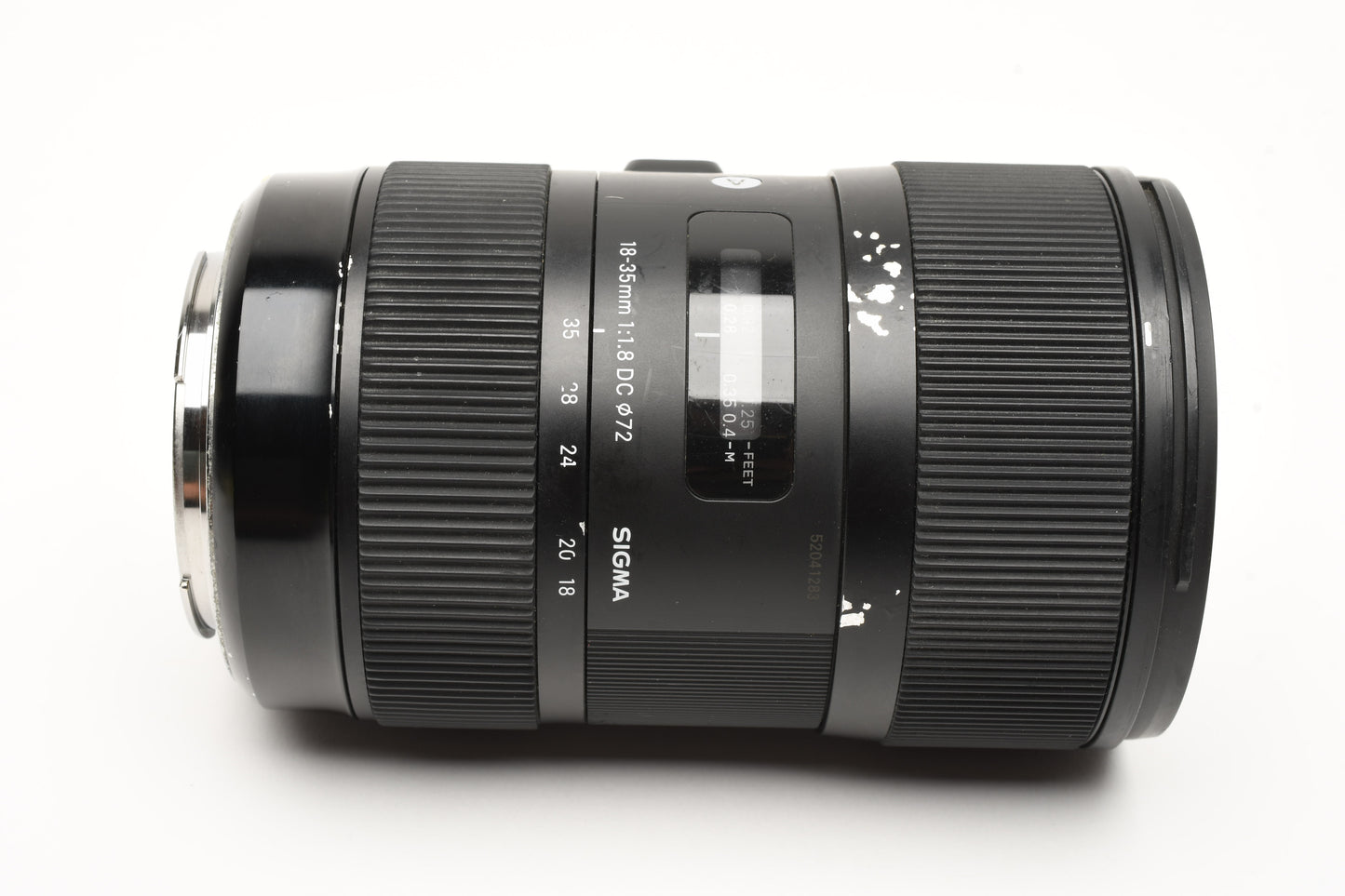 Sigma 18-35mm f1.8 DC HSM for Canon EF Mount, w/hood, caps, Sharp!