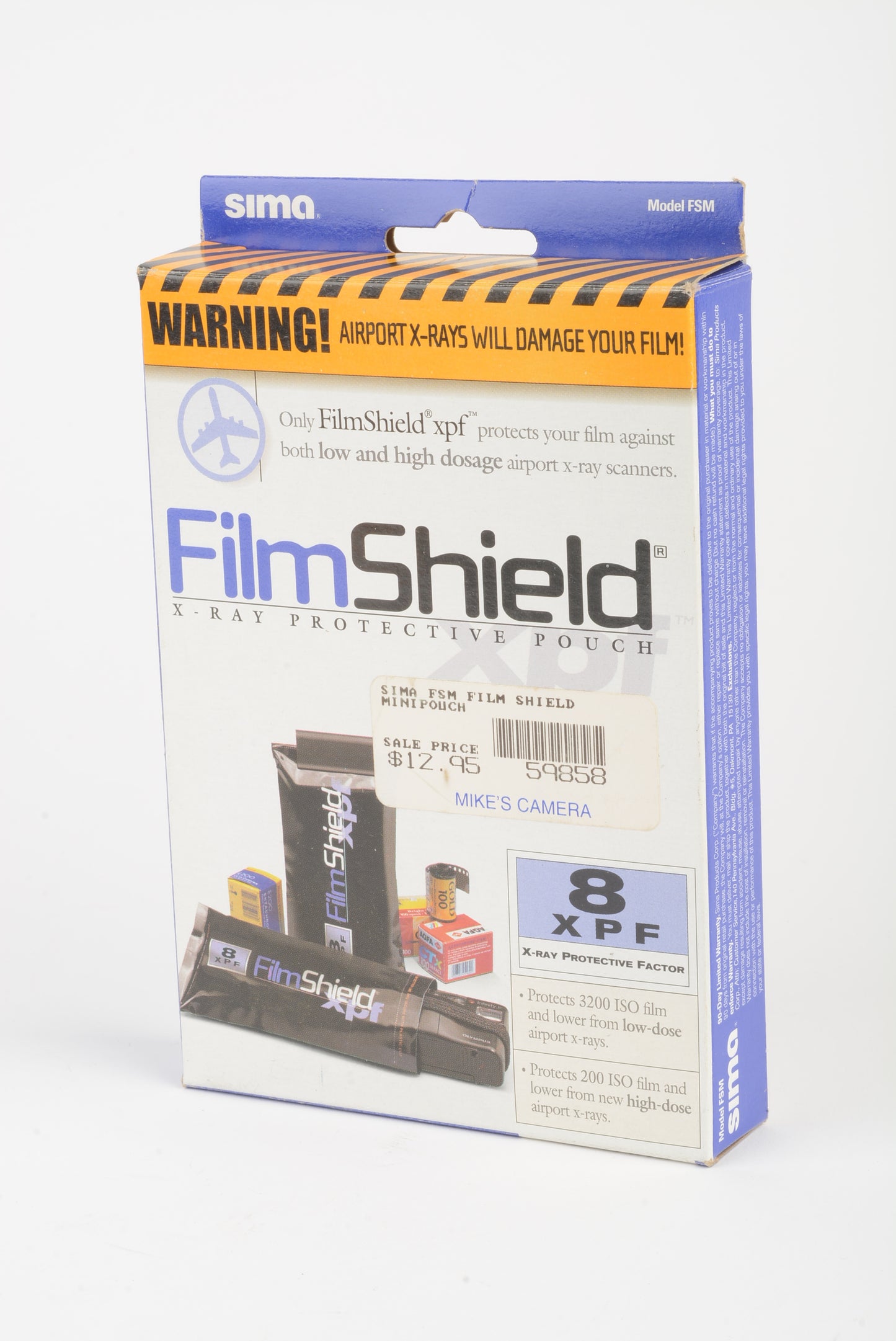 Sima FSM Film Shield XRay protection film pouch, 3-5 Rolls of 35mm