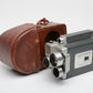 Kodak Automatic 8mm Turret Camera w/Case and lenses, works, Vintage w/Case