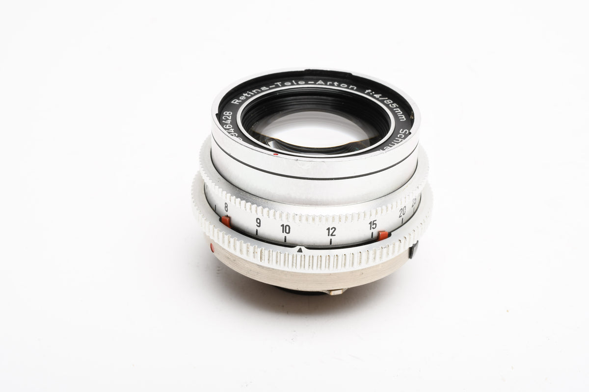 Kodak Schneider Retina Tele-Arton 85mm F4 Lens for Kodak Reflex w/jewel case, Nice! Read*